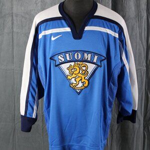 Team Finland Jersey (VTG) - Nike Pro Model - Size 52